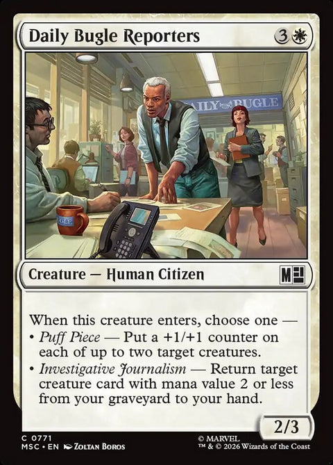 Daily Bugle Reporters (Foil)