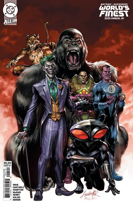 BATMAN SUPERMAN WORLDS FINEST 2025 ANNUAL #1 (ONE SHOT) CVR C SALVADOR LARROCA CARD STOCK VAR (WE ARE YESTERDAY) DC Comics Mark Waid, Christopher Cantwell, Morgan Hampton Dan McDaid, Clayton Henry Salvador Larroca PREORDER