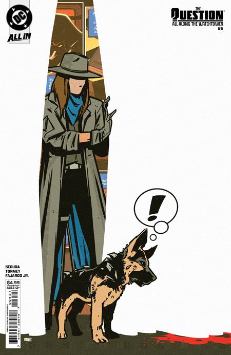 QUESTION ALL ALONG THE WATCHTOWER #6 (OF 6) CVR B JORGE FORNES CARD STOCK VAR DC Comics Alex Segura Cian Tormey Jorge Fornes PREORDER