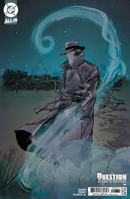 QUESTION ALL ALONG THE WATCHTOWER #6 (OF 6) CVR C DENYS COWAN CARD STOCK VAR DC Comics Alex Segura Cian Tormey Denys Cowan PREORDER