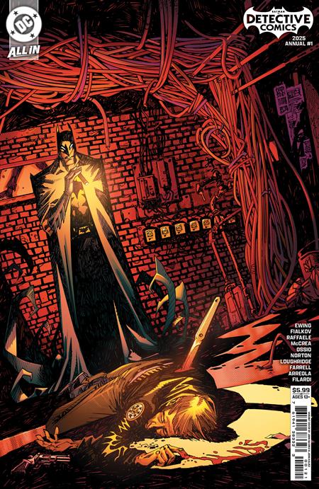 DETECTIVE COMICS 2025 ANNUAL #1 (ONE SHOT) CVR B JOHN MCCREA VAR DC Comics Al Ewing, Joshua Hale Fialkov Stefano Raffaele, John McCrea ,Fico Ossio, Mike Norton John McCrea PREORDER