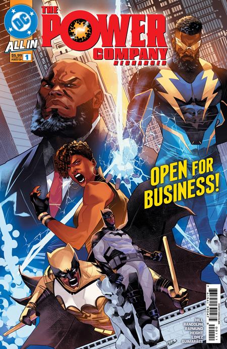 POWER COMPANY RECHARGED #1 (ONE SHOT) CVR A EDWIN GALMON DC Comics Bryan Edward Hill Khary Randolph, Alitha Martinez Edwin Galmon PREORDER