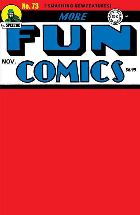 MORE FUN COMICS #73 FACSIMILE EDITION CVR C BLANK VAR DC Comics Various Various Blank PREORDER