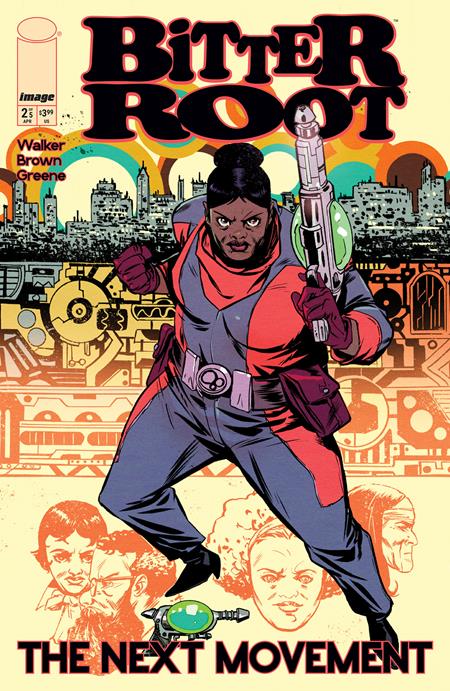 BITTER ROOT THE NEXT MOVEMENT #2 (OF 5) CVR A SANFORD GREENE CONNECTING (MR) Image Comics David F. Walker, Chuck Brown Sanford Greene Sanford Greene PREORDER