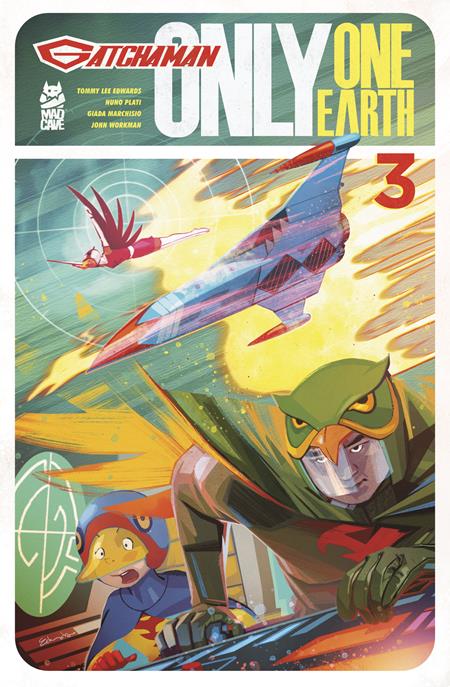 GATCHAMAN ONLY ONE EARTH #3 (OF 4) Mad Cave Studios Tommy Lee Edwards Nuno Plati Tommy Lee Edwards PREORDER