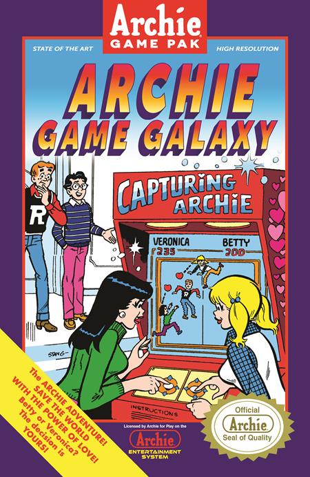 ARCHIE COMICS 85TH ANNIVERSARY PRESENTS ARCHIE GAME GALAXY #1 (ONE SHOT) CVR B STAN GOLDBERG BOX ART VAR Archie Comics Publications Holly G Holly G Jack Morelli Glenn Whitmore Stan Goldberg PREORDER