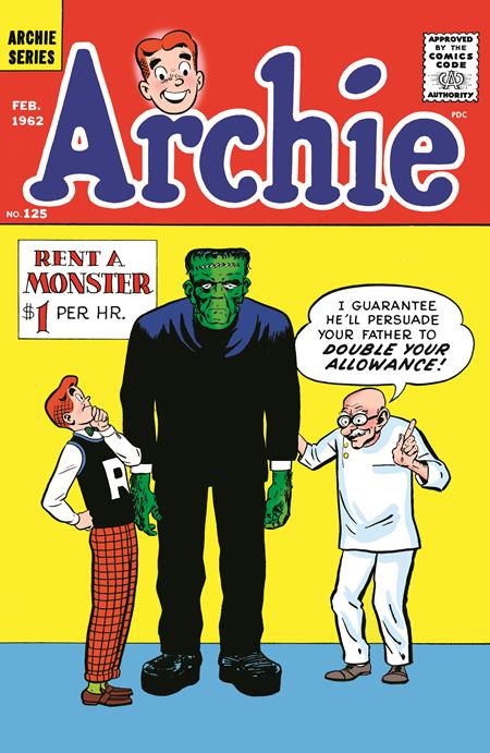 ARCHIE #125 FACSIMILE EDTION CVR A HARRY LUCEY Archie Comics Publications Frank Doyle Harry Lucey Marty Epp Various Harry Lucey PREORDER