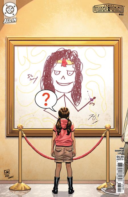 Wonder Woman, Vol. 6 32 Comic Daniel Sampere & Tom King Variant DC Comics 2026