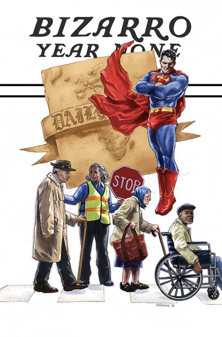 BIZARRO YEAR NONE #1 (OF 4) CVR F IBRAHIM MOUSTAFA CARD STOCK VAR DC Comics Kevin Smith, Eric Carrasco Nick Pitarra Ibrahim Moustafa PREORDER