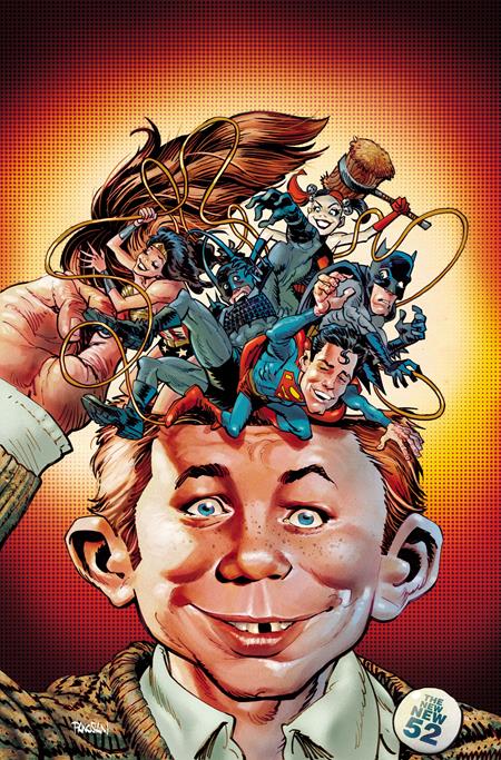 MAD ABOUT DC #1 (ONE SHOT) CVR A DAN PANOSIAN DC Comics The Usual Gang Of Comic Book Creators Who Needed The Extra Money The Usual Gang Of Comic Book Creators Who Needed The Extra Money Dan Panosian PREORDER