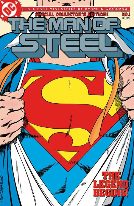 The Man of Steel, Vol. 1 1 Comic Facsimile John Bryne Foil Variant DC Comics 2026