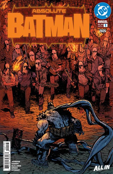 Absolute Batman Annual 1 Comic 3rd Printing Daniel Warren Johnson DC Comics 2026