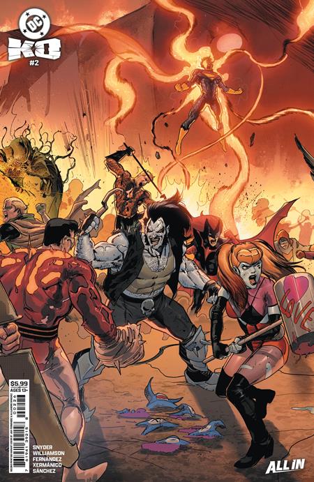 DC K.O. 2 Comic 2nd Printing Javi Fernandez Connecting Variant DC Comics 2026