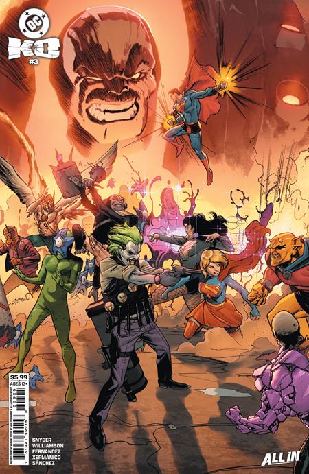 DC K.O. 3 Comic 2nd Printing Javier Fernandez Connecting Variant DC Comics 2026