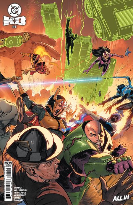 DC K.O. 5 Comic 2nd Printing Javier Fernández Connecting Variant DC Comics 2026