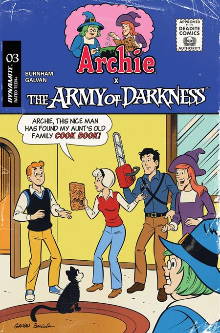 Archie x The Army of Darkness 3 Comic Bill Galvan Variant Dynamite Entertainment 2026