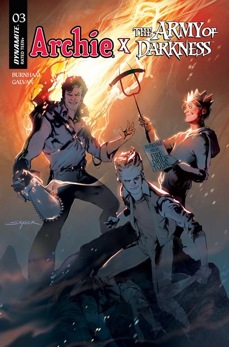 ARCHIE X ARMY OF DARKNESS #3 CVR E STUART SAYGER VAR DYNAMITE Entertainment Erik Burnham Bill Galvan Stuart Sayger PREORDER