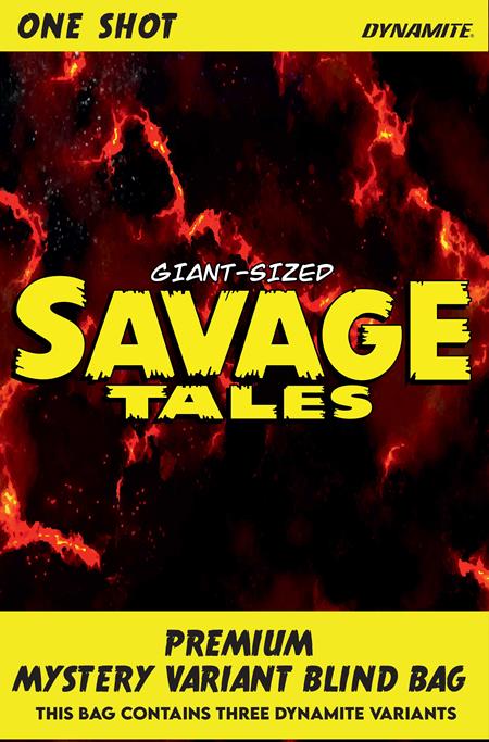 GIANT SIZED SAVAGE TALES (ONE SHOT) CVR F BLIND BAG VAR DYNAMITE Entertainment David Avallone Mariano Benitez-Chapo, Pasquale Qualano, Sebastian Piriz PREORDER