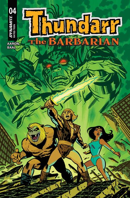 THUNDARR THE BARBARIAN #4 CVR A MICHAEL CHO DYNAMITE Entertainment Jason Aaron Kewber Baal Michael Cho PREORDER