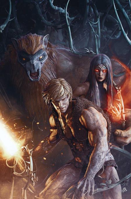 THUNDARR THE BARBARIAN #4 CVR I INC 1:20 BJORN BARENDS VIRGIN VAR DYNAMITE Entertainment Jason Aaron Kewber Baal Bjorn Barends PREORDER