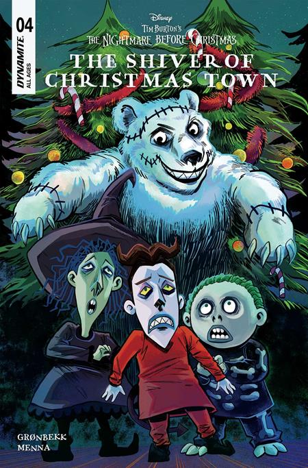 The Nightmare Before Christmas: The Shiver of Christmas Town 4 Comic Soo Lee Variant Dynamite Entertainment 2026