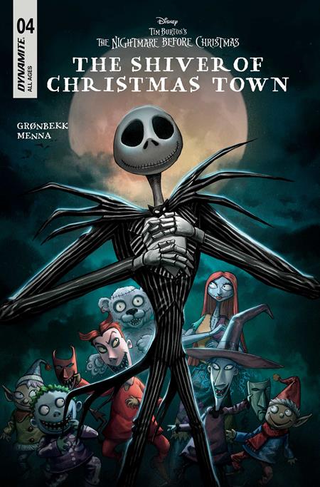 The Nightmare Before Christmas: The Shiver of Christmas Town 4 Comic Alan Quah Variant Dynamite Entertainment 2026