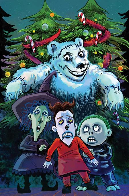 TIM BURTONS THE NIGHTMARE BEFORE CHRISTMAS THE SHIVER OF CHRISTMAS TOWN #4 CVR H INC 1:15 SOO LEE VIRGIN VAR DYNAMITE Entertainment Torunn Groenbekk Edu Menna Soo Lee PREORDER