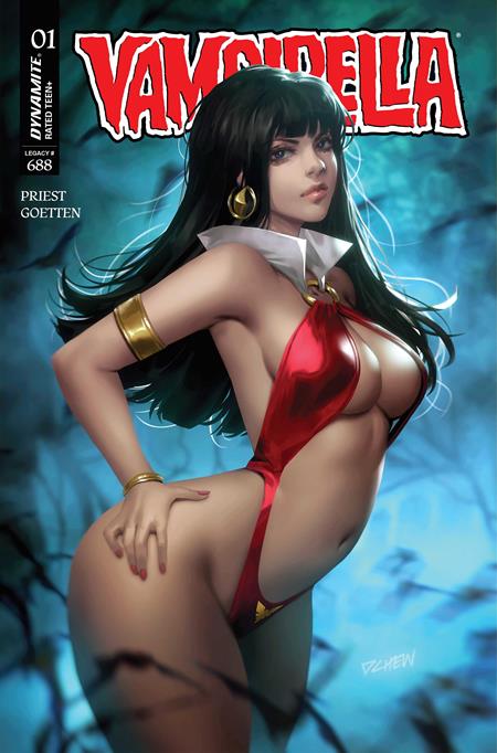 VAMPIRELLA (2026) #1 CVR B DERRICK CHEW VAR DYNAMITE Entertainment Christopher Priest Davis Goetten Derrick Chew PREORDER