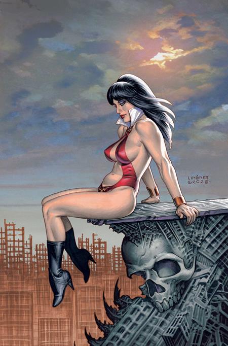 VAMPIRELLA ARMAGEDDON #10 CVR G INC 1:10 JOSEPH MICHAEL LINSNER VIRGIN VAR DYNAMITE Entertainment Tom Sniegoski Edu Menna Joseph Michael Linsner PREORDER