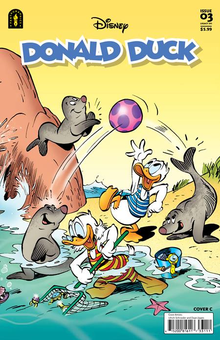 DONALD DUCK LEGACY #391 CALL OF THE WILD SEA CVR C INC 1:10 DAAN JIPPES ULRICH SCHROEDER WRAPAROUND VAR Fantagraphics Vito Stabile, Lars Jensen, Joe Torcivia Christopher Possenti, Tino Santanach Daan Jippes, Ulrich Schroeder PREORDER