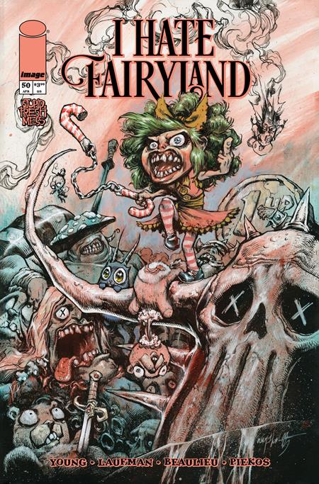 I HATE FAIRYLAND #50 CVR F JONATHAN WAYSHAK VAR (MR) Image Comics Skottie Young Derek Laufman Jonathan Wayshak PREORDER