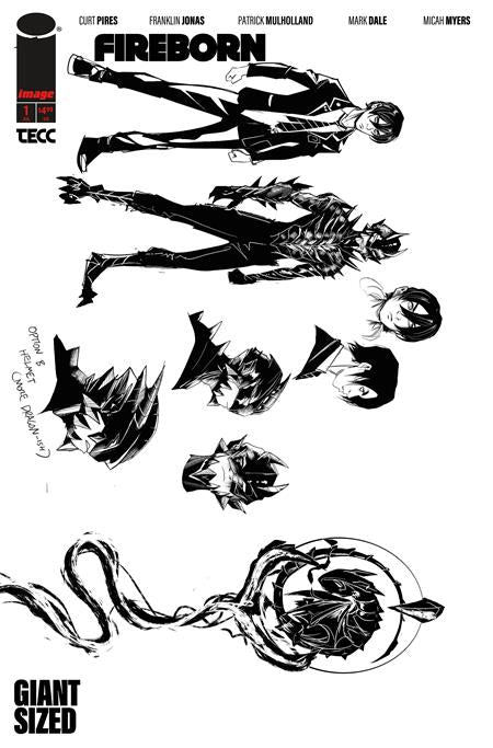 FIREBORN #1 CVR F INC 1:15 PATRICK MULHOLLAND DESIGN VAR Image Comics Curt Pires, Franklin Jonas Patrick Mulholland Patrick Mulholland PREORDER