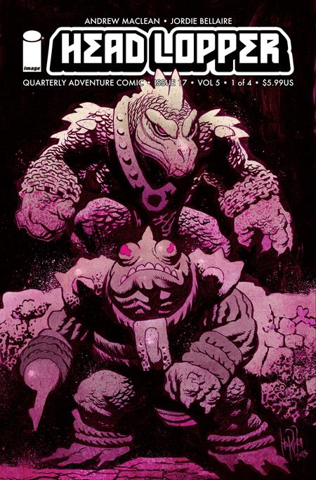 HEAD LOPPER #1 (2026) CVR B JAMES HARREN VAR (MR) Image Comics Andrew Maclean Andrew Maclean James Harren PREORDER