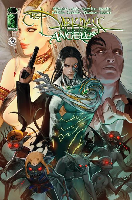 DARKNESS VS ANGELUS (ONE SHOT) CVR B LEIRIX VAR Image Comics Mark Silvestri, Matt Hawkins, Ryan Cady Pat Boutin, Arif Prianto, Steve Firchow, Agustin Padilla Leirix PREORDER