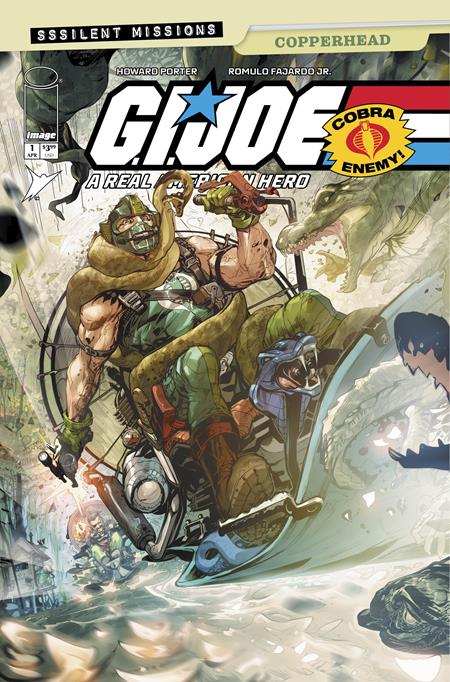GI JOE A REAL AMERICAN HERO SSSILENT MISSIONS COPPERHEAD #1 (ONE SHOT) CVR A HOWARD PORTER & ROMULO FAJARDO JR Image Comics Howard Porter Howard Porter, Romulo Fajardo Jr. Howard Porter, Romulo Fajardo Jr. PREORDER