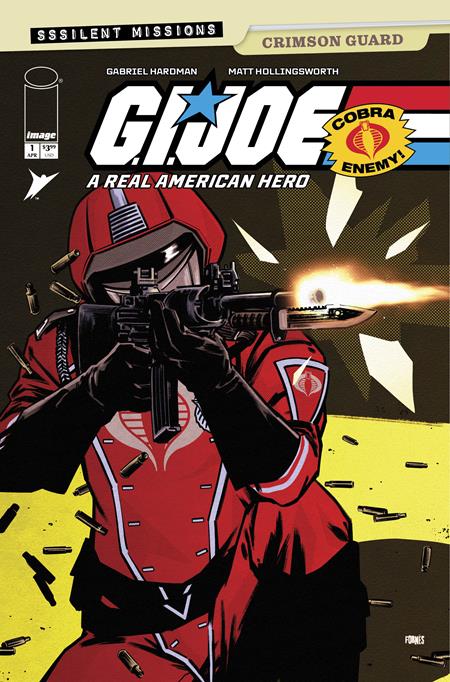 GI JOE A REAL AMERICAN HERO SSSILENT MISSIONS CRIMSON GUARD #1 (ONE SHOT) CVR B JORGE FORNES VAR Image Comics Gabriel Hardman Gabriel Hardman, Matt Hollingsworth Jorge Fornes PREORDER