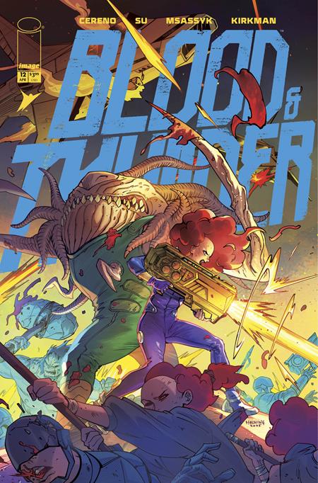 BLOOD & THUNDER #12 CVR C INC 1:10 HAINING VAR (MR) Image Comics Benito Cereno E.J. Su, Michele Msassyk Assarasakorn Haining PREORDER