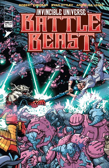 INVINCIBLE UNIVERSE BATTLE BEAST #8 CVR C INC 1:10 CHRIS BURNHAM & BRIAN REBER VAR Image Comics Robert Kirkman Ryan Ottley, Annalisa Leoni Chris Burnham, Brian Reber PREORDER