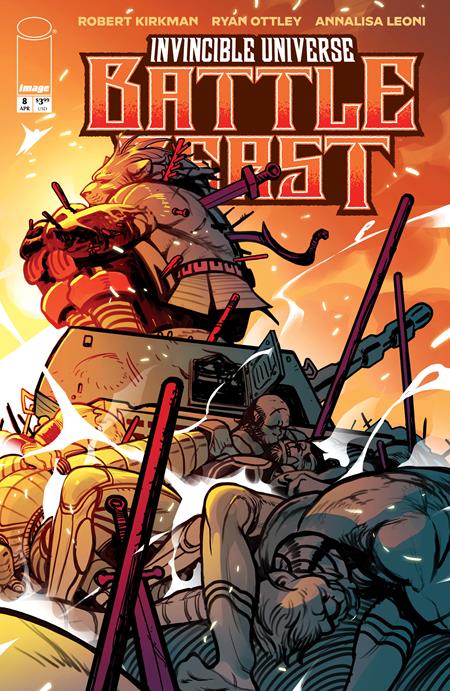 Invincible Universe: Battle Beast 8 Comic Baldemar Rivas Incentive Variant (1:50) Image Comics 2026