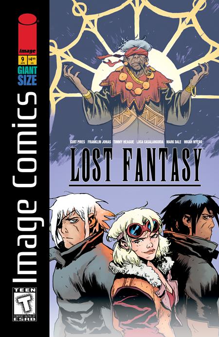 LOST FANTASY #9 CVR B MAXI DIALLO PLAY VAR Image Comics Curt Pires, Franklin Jonas, Timmy Heague Luca Casalanguida Maxi Diallo PREORDER