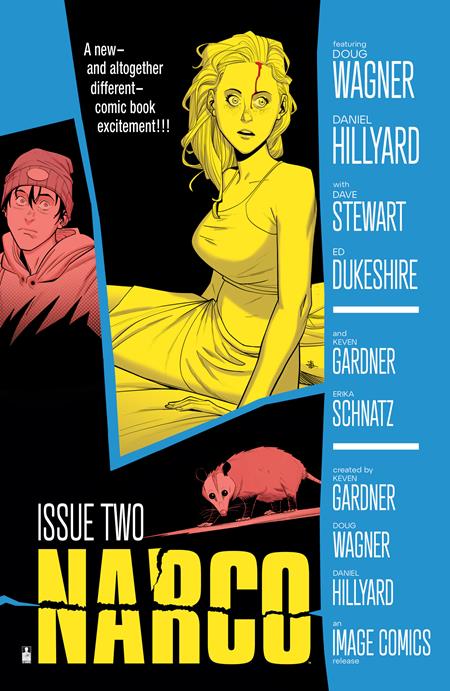 NARCO #2 (OF 5) CVR B DANIEL HILLYARD & DAVE STEWART HITCHCOCK HOMAGE VAR Image Comics Doug Wagner Daniel Hillyard Daniel Hillyard, Dave Stewart PREORDER