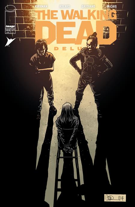 WALKING DEAD DELUXE #135 CVR B CHARLIE ADLARD & DAVE MCCAIG VAR (MR) Image Comics Robert Kirkman Charlie Adlard, Stefano Gaudiano, Dave McCaig Charlie Adlard, Mave McCaig PREORDER