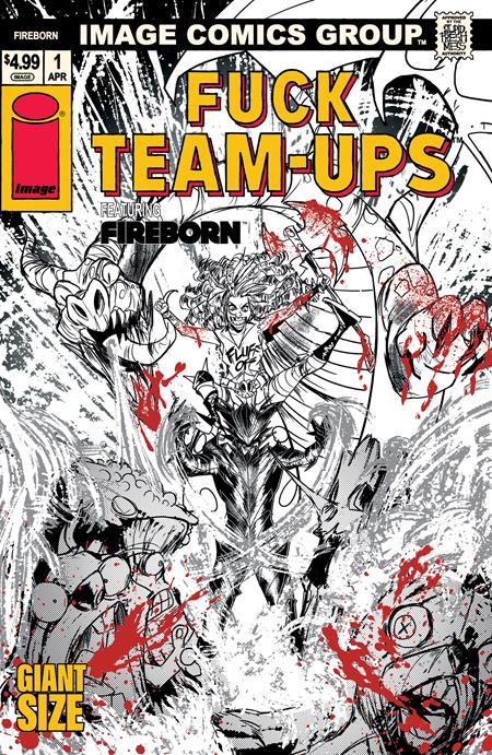 FIREBORN #1 CVR O PATRICK MULHOLLAND I HATE FAIRYLAND TEAM UP NSFW VAR Image Comics Curt Pires, Franklin Jonas Patrick Mulholland Patrick Mulholland PREORDER
