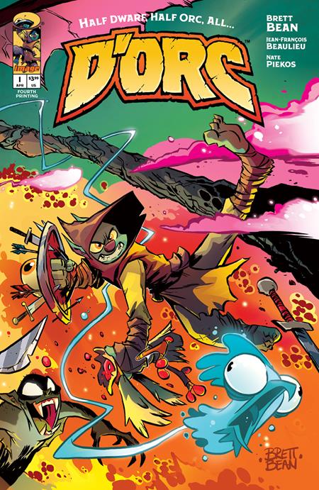 D'Orc 1 Comic 4th Printing Brett Bean Image Comics 2026