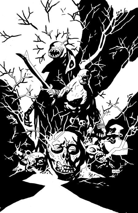 Red Roots 1 Comic Mike Mignola Incentive B&W Virgin Variant (1:50) Image Comics 2026