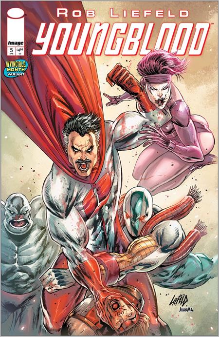 Youngblood, Vol. 7 5 Comic Rob Liefeld Invincible Team-Up Variant Image Comics 2026