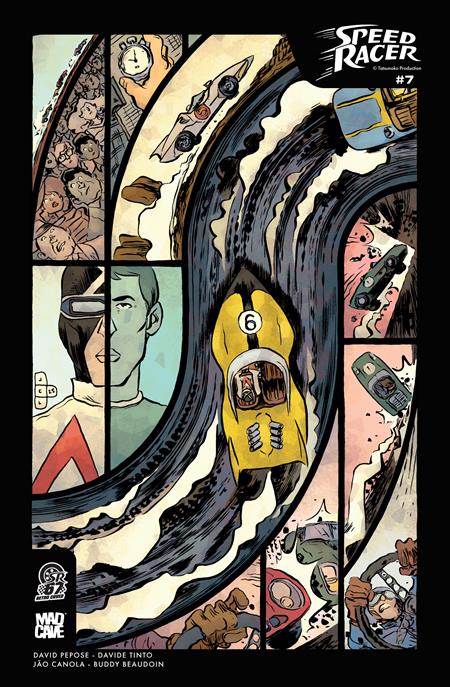 SPEED RACER #7 CVR B JESSE LONERGAN VAR Mad Cave Studios David Pepose Davide Tinto Jesse Lonergan PREORDER