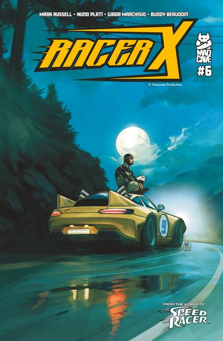 RACER X #6 (OF 8) CVR A FRANCESCO TOMASELLI Mad Cave Studios Mark Russell Nuno Plati Francesco Tomaselli PREORDER