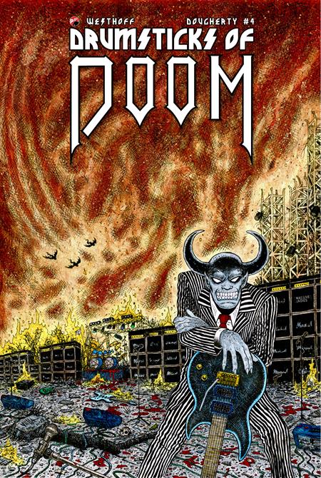 DRUMSTICKS OF DOOM #4 (OF 4) CVR A RYAN VELLA Massive Publishing Jon Westhoff Dan Dougherty Ryan Vella PREORDER