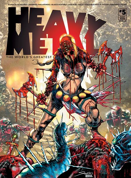 Heavy Metal Magazine 5 Comic John Stanisci Variant Heavy Metal Publications 2026